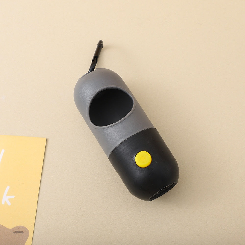 LED dog waste bag dispenser in Gray Black - supplier product photo 3