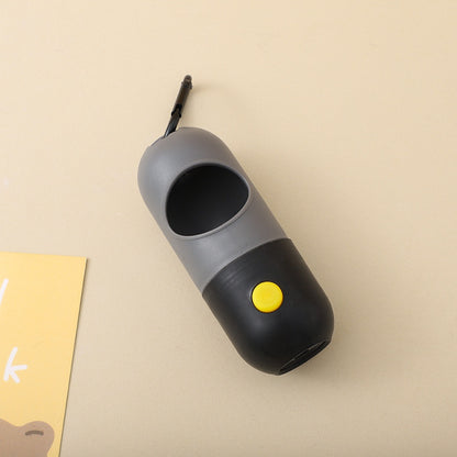 LED dog waste bag dispenser in Gray Black - supplier product photo 3