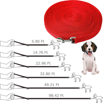 Recall Training Long Line for Dogs – 23 to 50 Ft