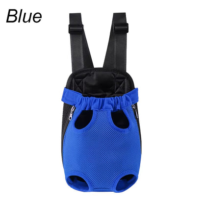 Adjustable Pet Carrier Backpack — Breathable Mesh, Front & Back Wear