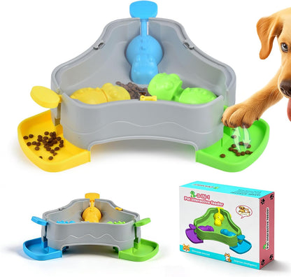 Interactive Dog Toys, Dog Puzzle Toy Treat Dispensing Dog Toys, Dog Enrichment Toys for Mental Stimulation, Slow Feeder Dog Puzzle for Small Medium Dogs, Interactive Cat Toy Cat Puzzle Feeder