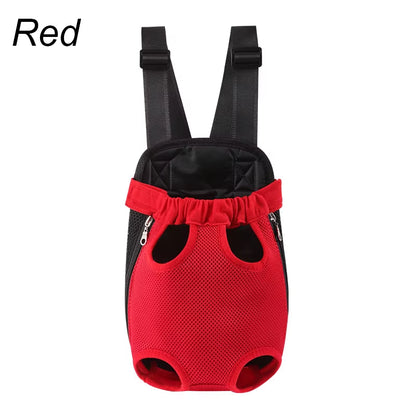 Adjustable Pet Carrier Backpack — Breathable Mesh, Front & Back Wear