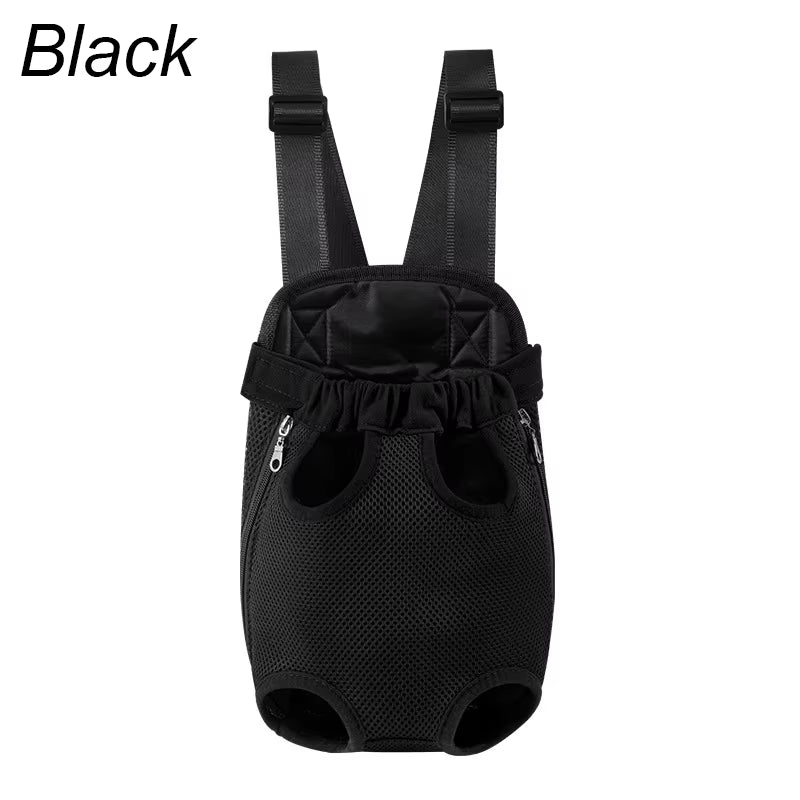 Adjustable Pet Carrier Backpack — Breathable Mesh, Front & Back Wear