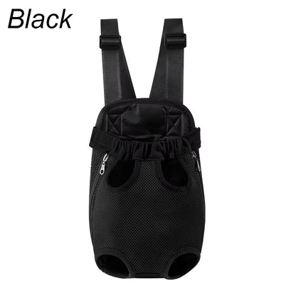 Adjustable Pet Carrier Backpack — Breathable Mesh, Front & Back Wear